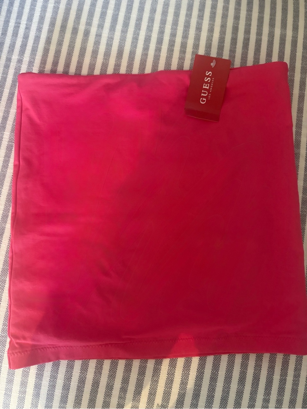 GUESS Hot Pink Stretch Tube Top